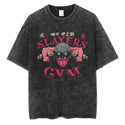 New Demon Slayer Vintage Washed T-Shirt