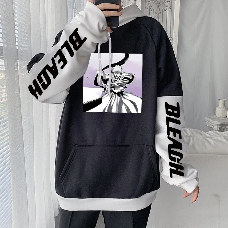 Bleach Gothic Streetwear Long Sleeve Hoodie