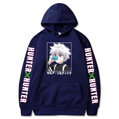 Hunter X Hunter Killua Zoldyck Drink Water Hoodies