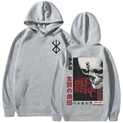 Berserk Guts Graphic Print Hoodie