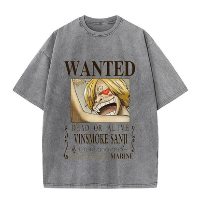 One Piece Nika Monkey D. Luffy Law Sanji T-shirt