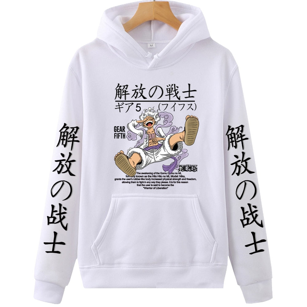 One Piece Luffy Sun God Hoodie