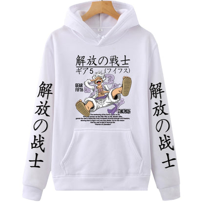 One Piece Luffy Sun God Hoodie