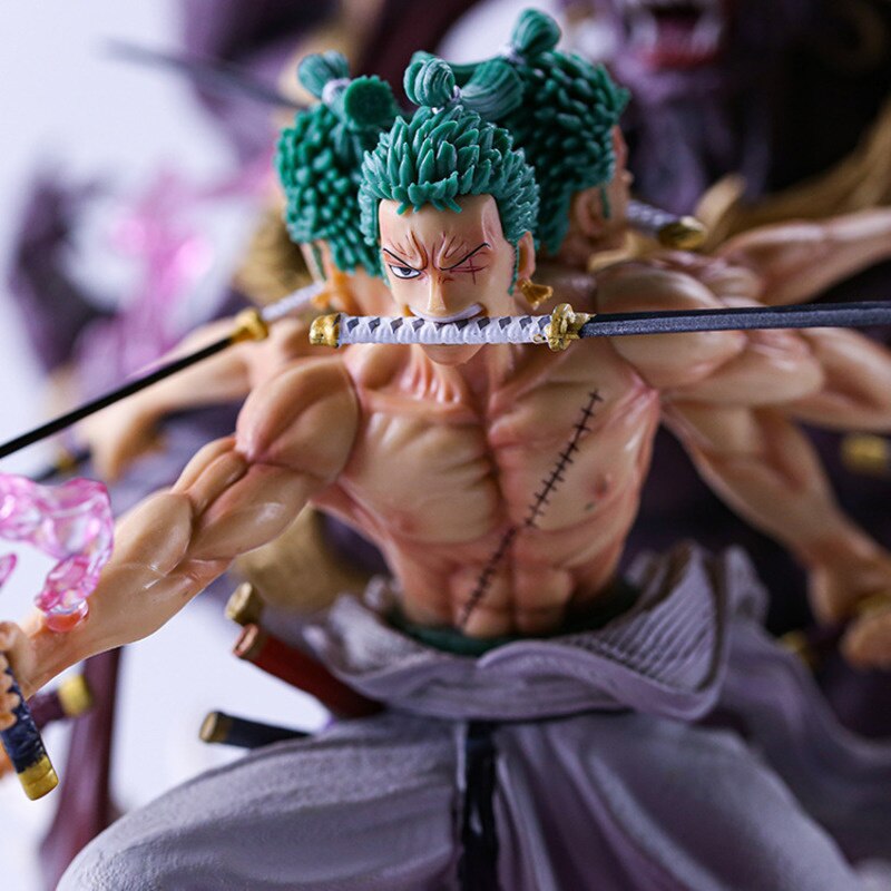 One Piece Nine Knives Roronoa Zoro Kyutoryu Ashura 1/6 Action Figure