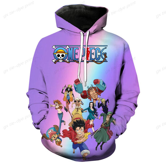 One Piece Luffy 3D Printed Hoodies