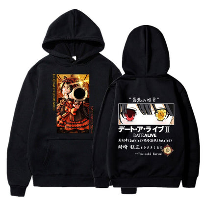 Date A Live Tokisaki Kurumi Print Hoodie