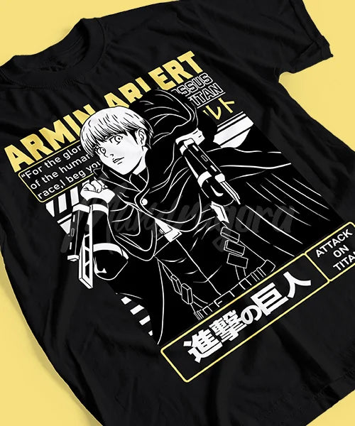 Attack on Titan Armin Arlert Batalla Final T-Shirt