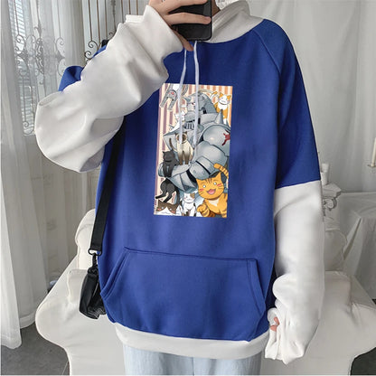 Fullmetal Alchemist Alphonse Elric Cats Funny Hoodie