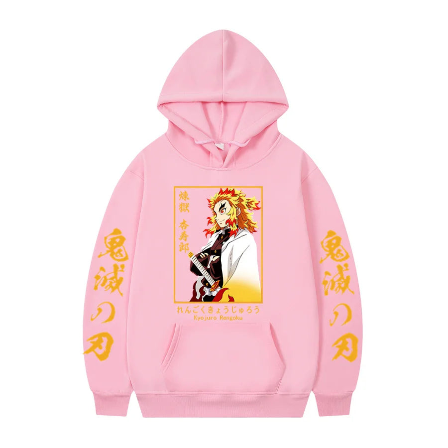 Demon Slayer Kyojuro Rengoku Hoodie