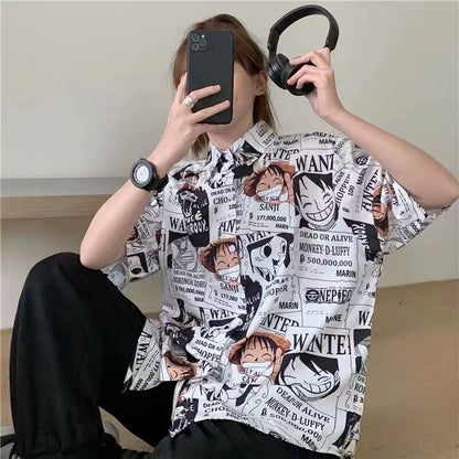 One Piece Luffy Cool Casual Shirt