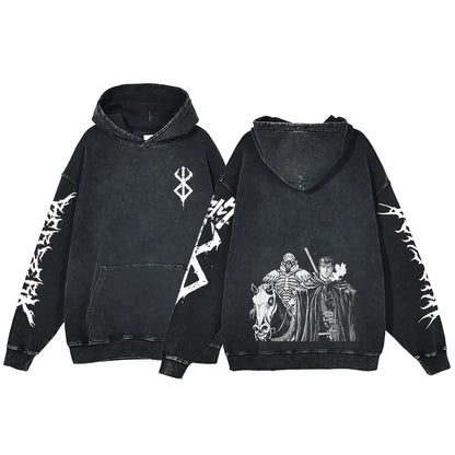 Berserk Acid Washed Hoodie