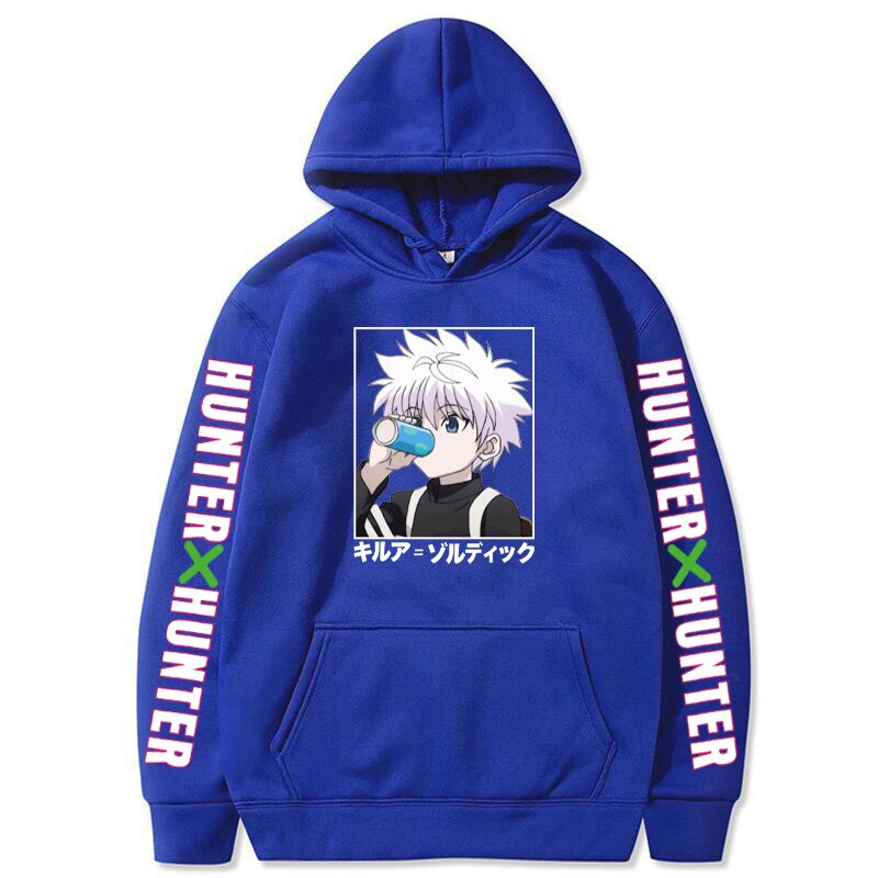 Hunter X Hunter Killua Zoldyck Drink Water Hoodies