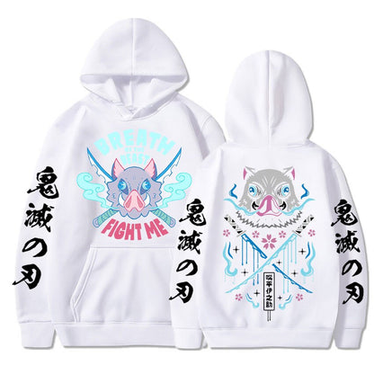 Demon Slayer Fight Inosuke Hoodie