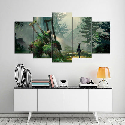 3/5 Pieces NieR Automata Wall Art Canvas