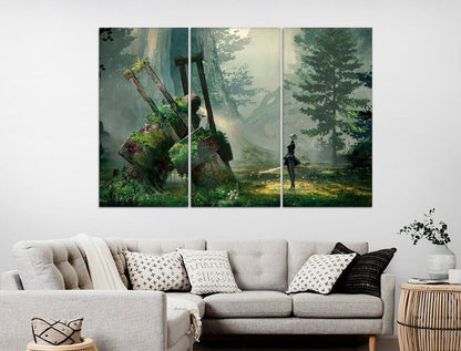 3/5 Pieces NieR Automata Wall Art Canvas