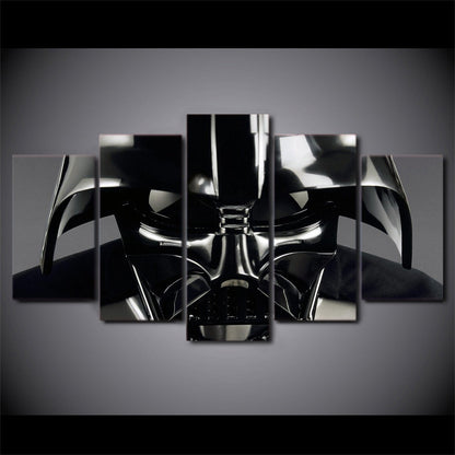 5 Piece Star Wars Movie Darth Vader Wall Art Canvas